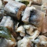 Capitone allo spiedo con olio e aceto