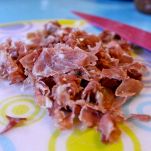 Conchiglie funghi e piselli