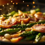 prosciutto e asparagi per crespelle