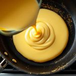 preparazione crepes sul fuoco