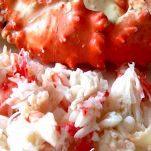 Fettuccine al granchio e ricci di mare