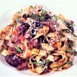 Fettuccine alla crema di olive