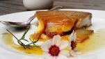 Flan di pesche