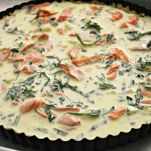 Frittata di caprino e salmone