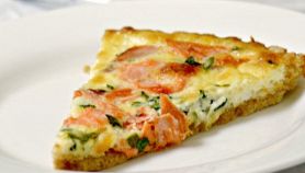 Frittata di caprino e salmone