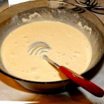 Frittelle di granoturco con prosciutto