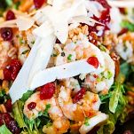 Insalata di scampi e fichi