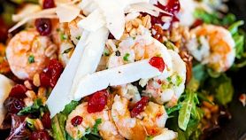 Insalata di scampi e fichi