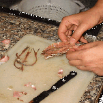 Insalatina di seppioline, vongole e gamberetti con salsa verde