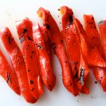 Involtini di peperone e mozzarella