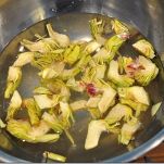 Mafaldine con finanziera di verdure