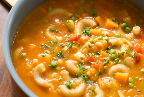 Minestrone di zucca e patate