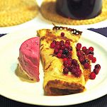 Omelette al mirtillo