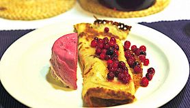 Omelette al mirtillo