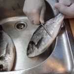 Orata al forno con le olive