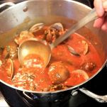 Pappardelle con ragù marinaro