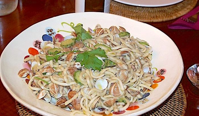 Passatelli al pepe con ragù di pesce