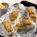 Pesce marinato in salsa chermoula