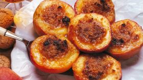 Pesche al forno