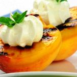 Pesche glassate alla menta