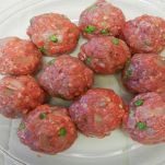 Polpettine con piselli al curry Bimby