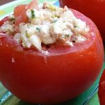 Pomodorini ripieni ricotta e tonno &#8211; Microonde