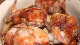 Quaglie al prosciutto