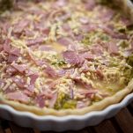 Quiche ai porri e speck
