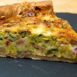 Quiche ai porri e speck