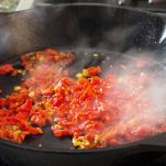 Ravioli verdi con ortaggi