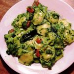 Ravioli verdi con ortaggi