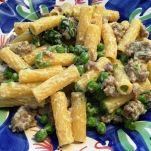 Rigatoni alla fontina