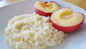 Risotto alle pesche