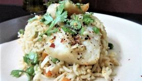 Ricetta risotto con filetti di pesce persico
