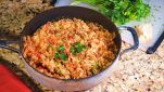 Risotto con salsiccia e peperoni - Microonde