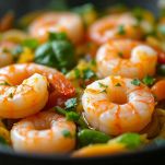 La cottura dei gamberetti