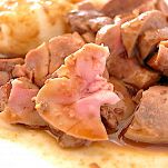 Rognone di vitello al vino bianco