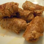 Rollini di manzo ai funghi secchi