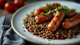 Salsicce con lenticchie