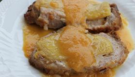 Scaloppine di vitello all'ananas