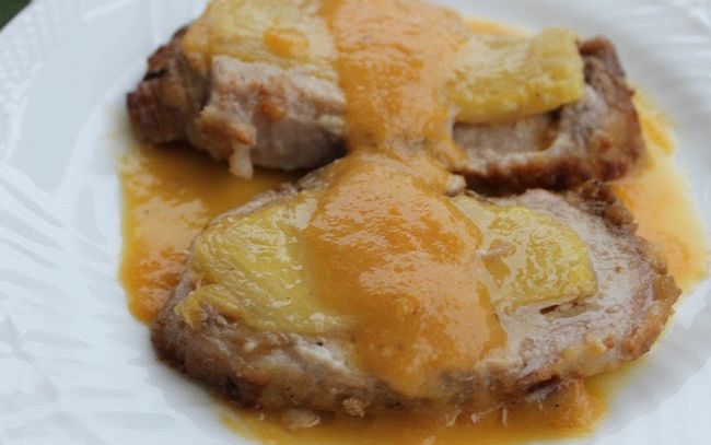 Scaloppine di vitello all'ananas