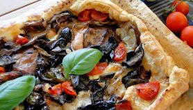 Pasta sfoglia con verdure miste