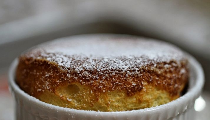 Soufflè di pesche