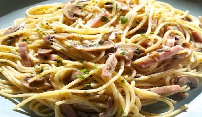 Spaghetti affumicati