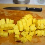 Spiedini di ananas e mango