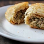 Strudel di patate e funghi porcini