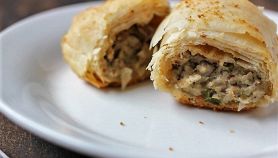 Strudel di patate e funghi porcini