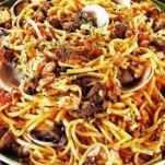 Tagliolini con tartufi e ricci di mare