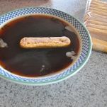 Torta al caffè e biscotti secchi