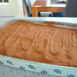 Torta al caffè e biscotti secchi